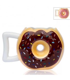 Taza Tazón Cerámica Donuts Con forma de Rosquilla